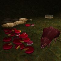 The king and his stash of cheese