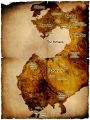Antique Labeled Map of Ispar (By An Adventurer)