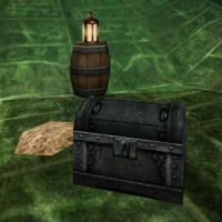 Large Chest containing the Dull Dagger and Ancient Shard of Metal.