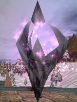 The Eldrytch Web Creeping Blight Banner of the Courtyard that appears after killing the Crystal Array
