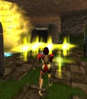 150+ Aetheria slot opening quest, outer room. These wisps seem fairly harmless. They are weak to bludgeon and pierce but not to slash.