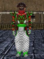 Rynthid Sorcerer of Rage's Mask as Modeled by Forgotten II of Leafcull.