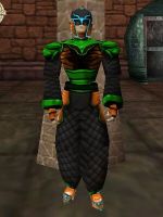 Olthoi Amuli Armor with black undershirt