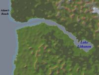 Map of Lake Lithanen