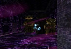 Fight with Rabid Eater (lvl 105)